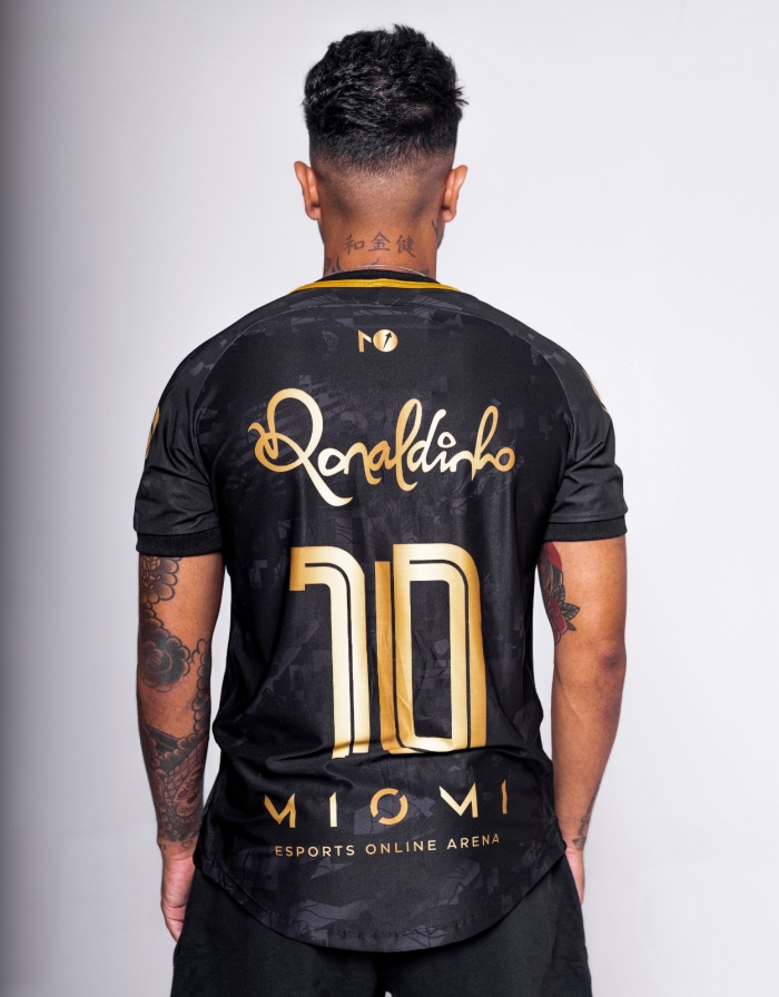 CAMISA R10 TEAM BLACK GOLD - Image 3